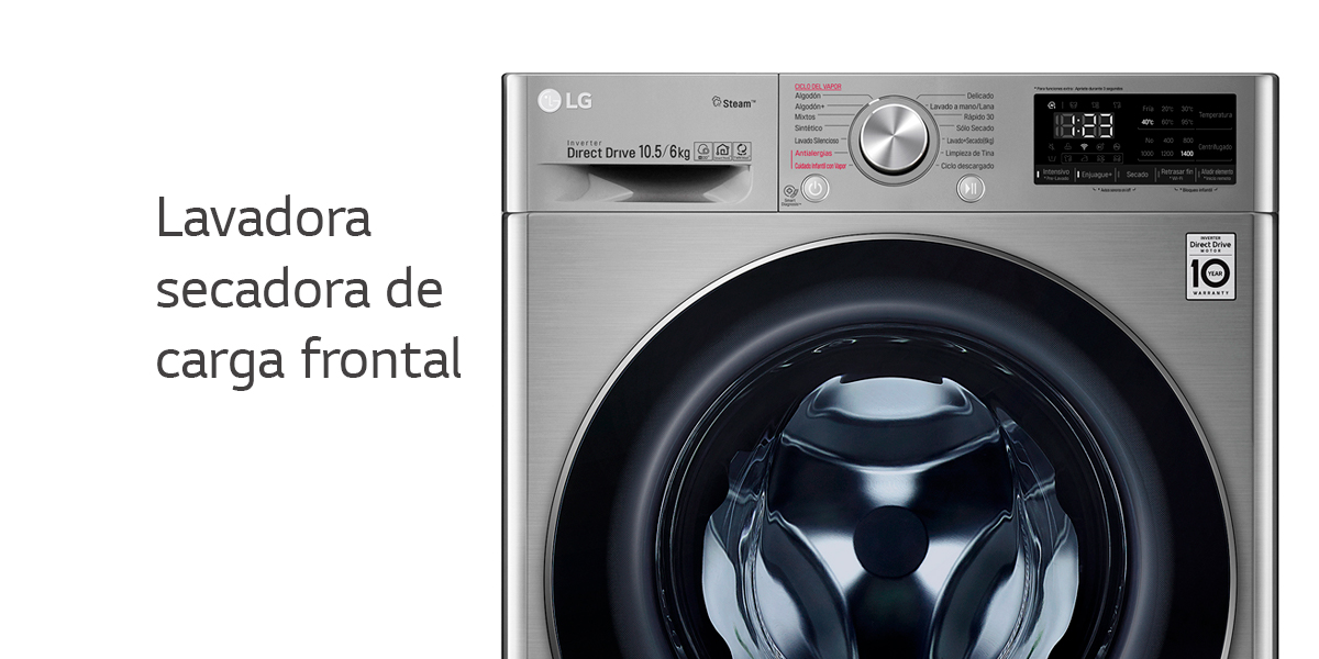 lavadora secadora es silenciosa, usa poca agua tiene varios ciclos” LG Blog